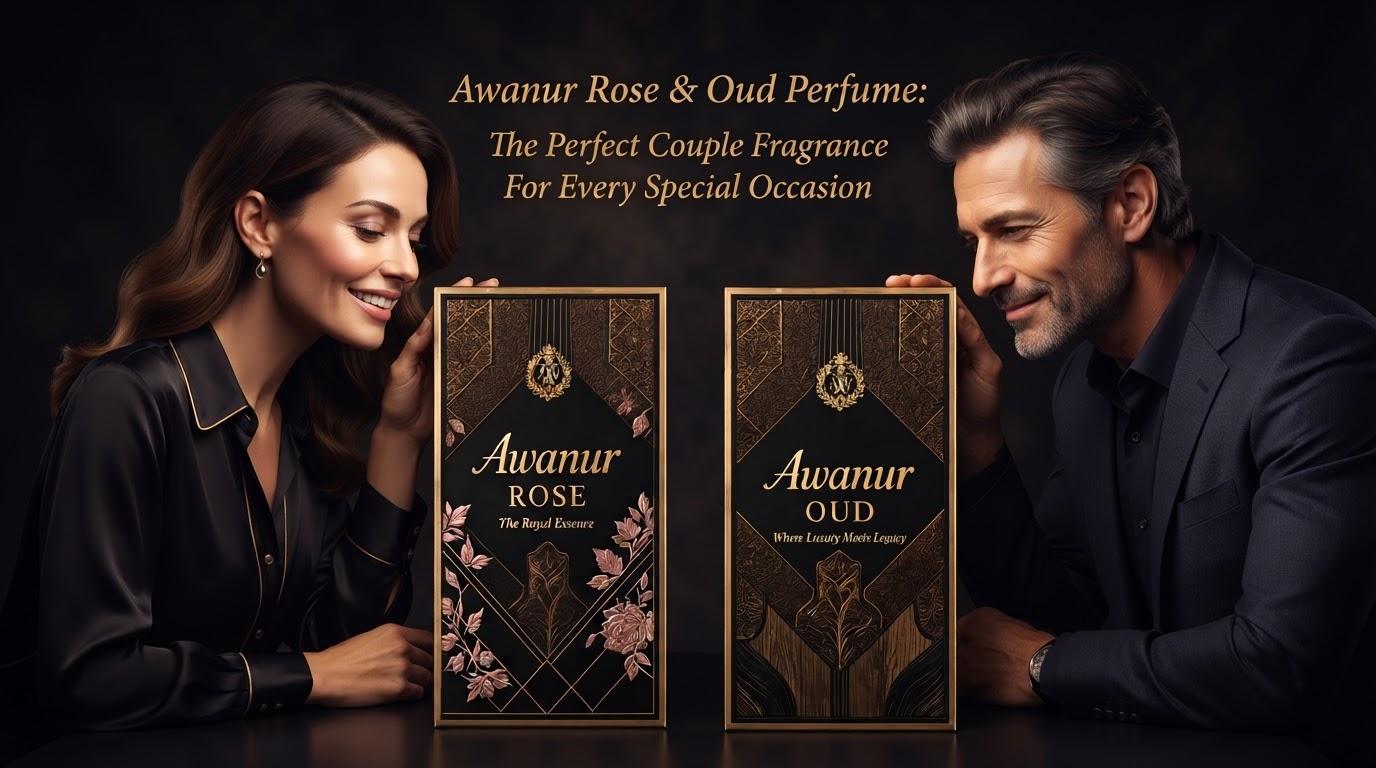 Awanur Rose & Oud Perfume – Perfect Couple Fragrance for Every Special Occasion
