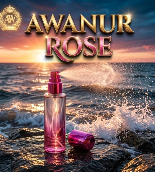 Awanur Rose Fresh Perfume 30ML | Premium Long-Lasting Rose Fragrance